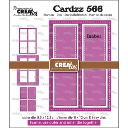 (CLCZ566)Crealies Cardzz Frame & Inlay Isabel