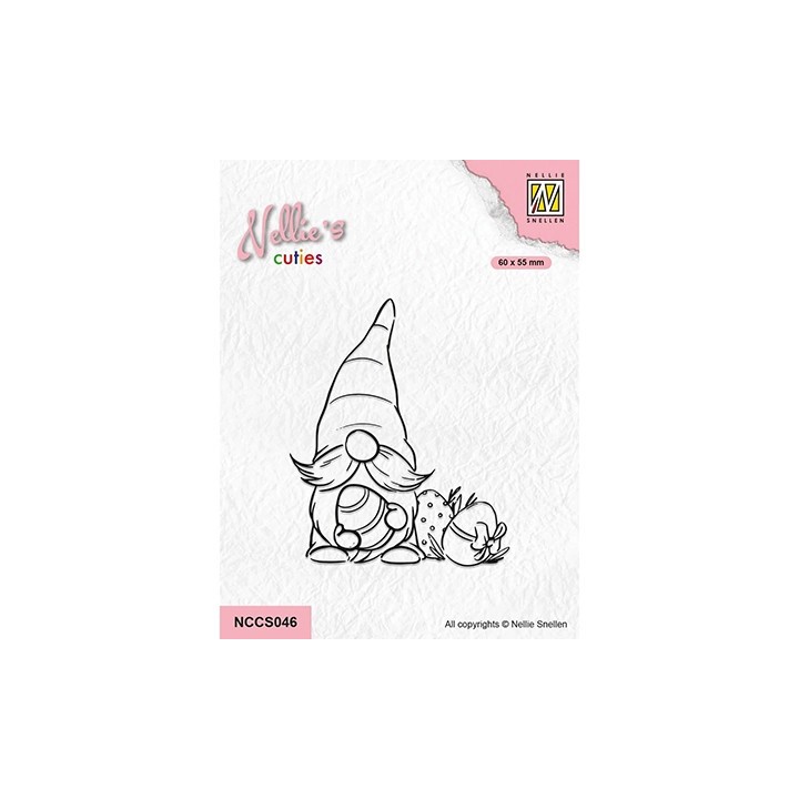 (NCCS046)Nellie`s Choice Clearstamp - Easter Gnom
