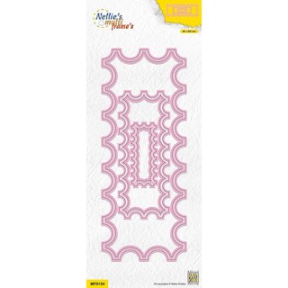 (MFD154)Nellie's Multi frame Slim-line dies Slimline Rectangle