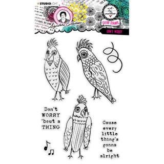 (ABM-SI-STAMP406)Studio light clear stamp Don't worry Signature Collection nr.406