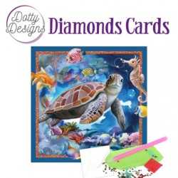 (DDDC1123)Dotty Designs Diamond Cards - Sea Turtle