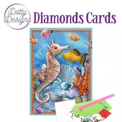 (DDDC1124)Dotty Designs Diamond Cards - Sea Horse