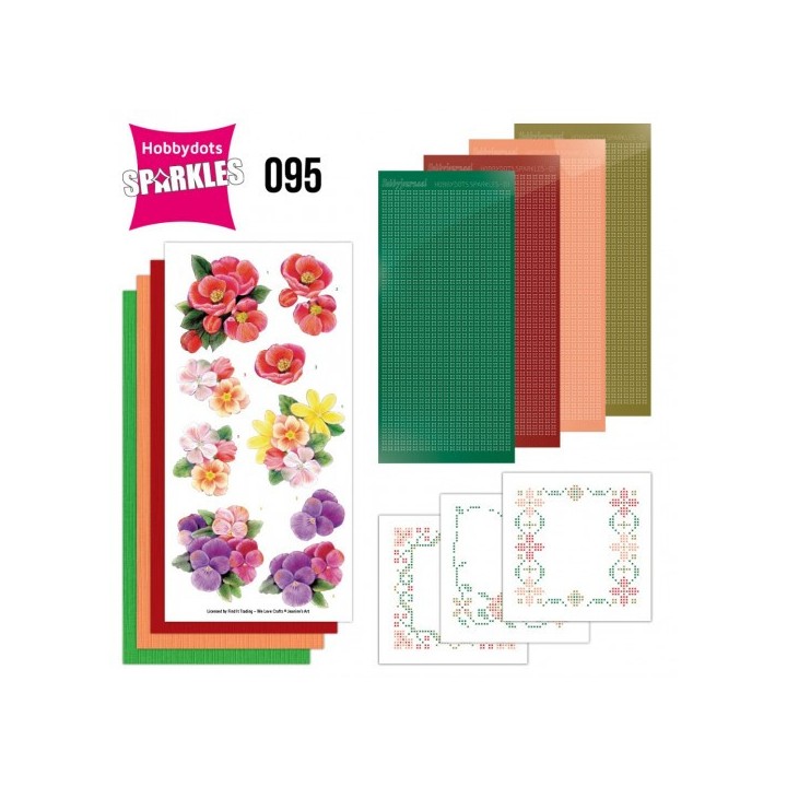 (SPDO095)Sparkles Set 95 - Jeanine's Art- Mix of Flowers
