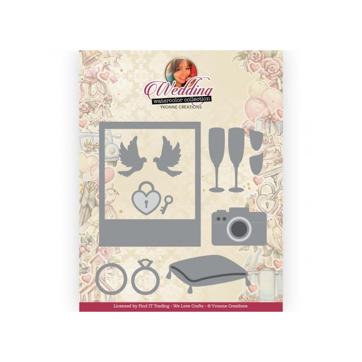 (YCD10311)Dies - Yvonne Creations - Wedding - Wedding Accessories