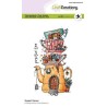 (2315)CraftEmotions clearstamps A6 - Teapot House Carla Kamphuis