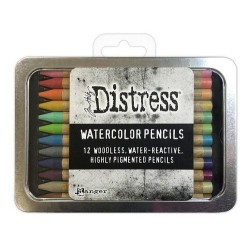 (TDH76315)Ranger Tim Holtz Distress Watercolor Pencils 12 st Kit 2