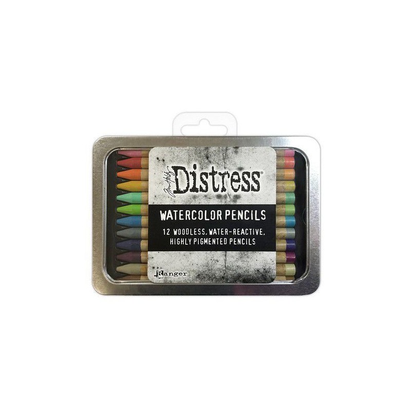 (TDH76315)Ranger Tim Holtz Distress Watercolor Pencils 12 st Kit 2