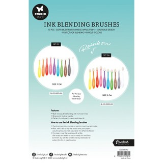 (SL-ES-BBRU05)Studio light Ink Blending Brushes Essential Tools nr.05 (1cm)