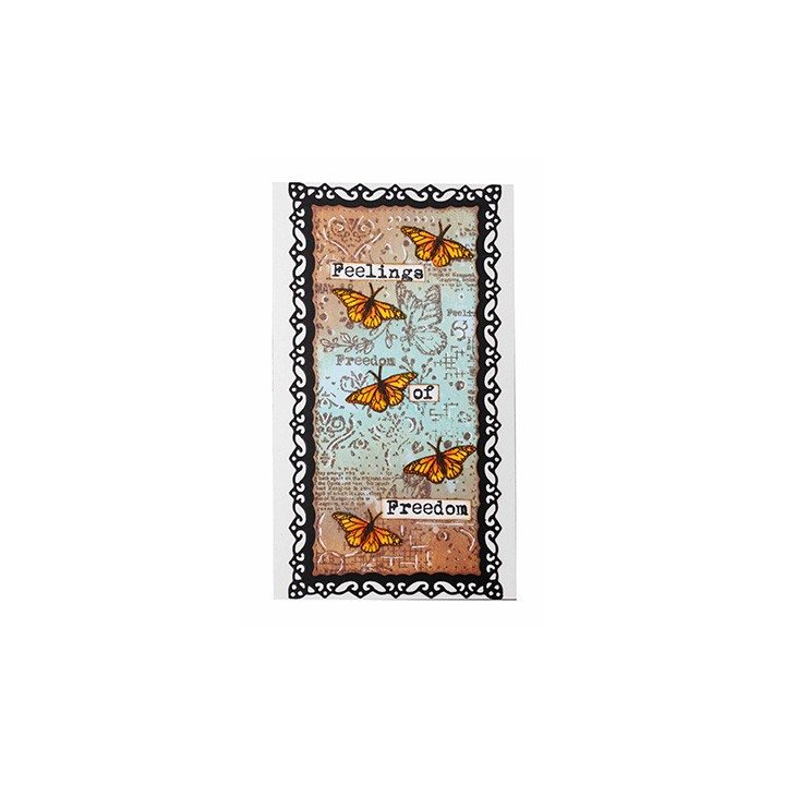 (JMA-FOF-STAMP422)Studio Light SL Clear Stamp Freedom Background Feelings of Freedom nr.422