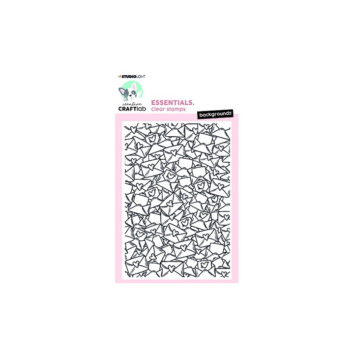 (CCL-ES-STAMP435)Studio light Clear stamp Backgroundz Essentials nr.435