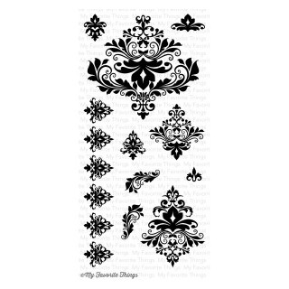 (MPD-11)My Favorite Things Damask Designs Stamps