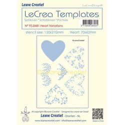 (95.8481)LeCrea Templates Heart variations