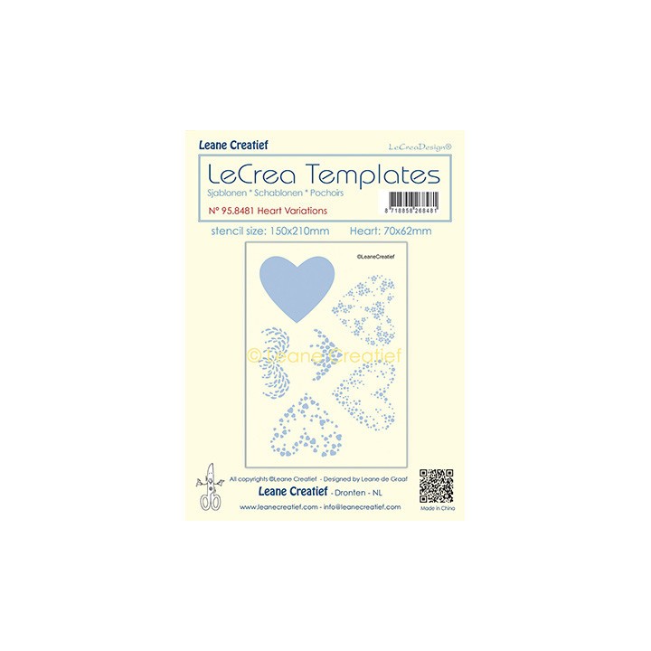 (95.8481)LeCrea Templates Heart variations