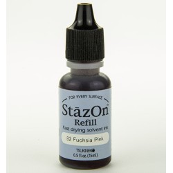 (RZ-000-082)StaZon inker, recharge Fuchsia Pink