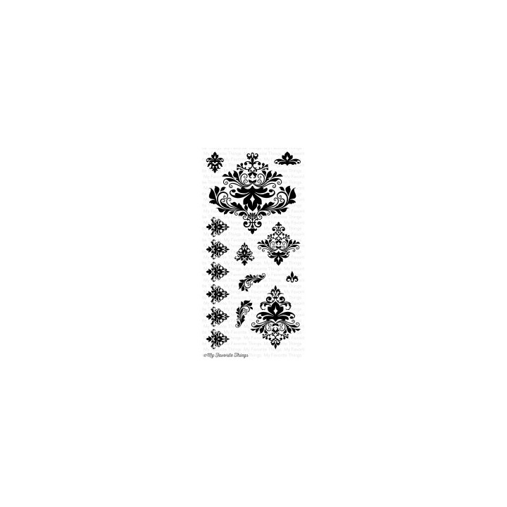 (MPD-11)My Favorite Things Damask Designs Stamps