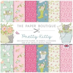 (PB1788)The Paper Boutique Pretty Kitty 8x8 Paper Pad