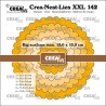 (CLNestXXL142)Crealies Crea-Nest-Lies XXL Big scalloped circles