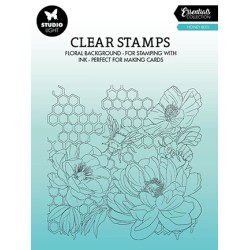 (SL-ES-STAMP425)Studio light SL Clear stamp Honey bees Essentials nr.425