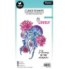 (SL-ES-STAMP429)Studio light SL Clear stamp Flower squid Essentials nr.429
