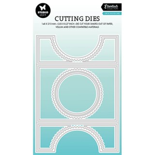 (SL-ES-CD517)Studio Light SL Cutting Die Circle shutter card Essentials nr.517