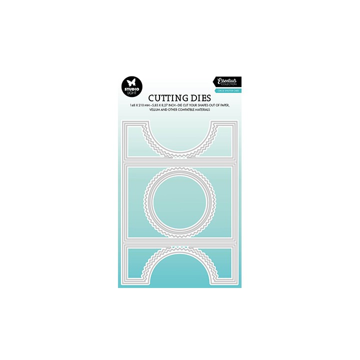 (SL-ES-CD517)Studio Light SL Cutting Die Circle shutter card Essentials nr.517