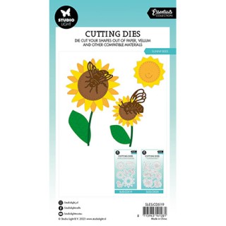 (SL-ES-CD519)Studio Light SL Cutting Die Floral bees Essentials nr.519