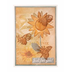 (SL-ES-CD519)Studio Light SL Cutting Die Floral bees Essentials nr.519