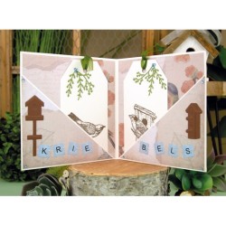 (CDECS139)Birdhouse - Clear Stamp - Card Deco Essentials