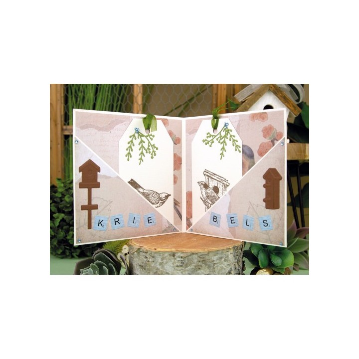 (CDECS139)Birdhouse - Clear Stamp - Card Deco Essentials