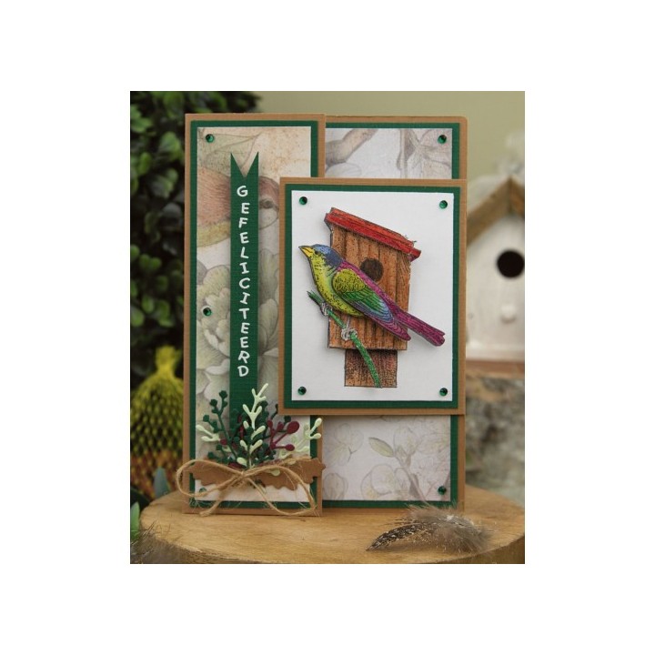 (CDECS139)Birdhouse - Clear Stamp - Card Deco Essentials
