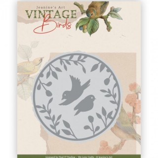 (JAD10173)Dies - Jeanine's Art - Vintage Birds - Birds Circle