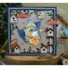 (SB10747)3D Push Out - Jeanine's Art - Vintage Birds - Stone Bird House