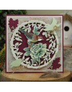 (SB10748)3D Push Out - Jeanine's Art - Vintage Birds - Bird's Nest