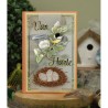 (SB10750)3D Push Out - Jeanine's Art - Vintage Birds - Birdcage