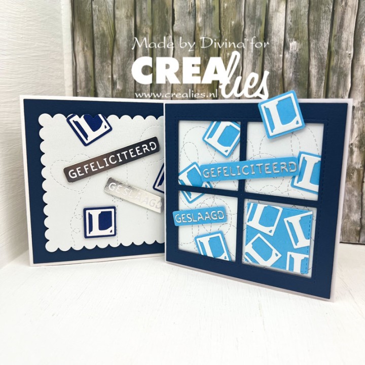 (CLNestXXL143)Crealies Crea-Nest-Lies XXL Big scalloped squares