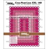 (CLNestXXL149)Crealies Crea-Nest-Lies XXL Rectangles with big open scallop