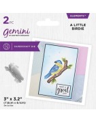 (GEM-MD-ELE-ALBIRD)Gemini Statement Cut-in Cut-Out A Little Birdie Elements Dies