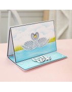 (GEM-MD-ELE-GRSW)Gemini Statement Cut-in Cut-Out Graceful Swans Elements Dies