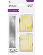 (GEM-MD-ELE-ALAZ)Gemini Ribbon Threading Alluring Aztec Elements Dies