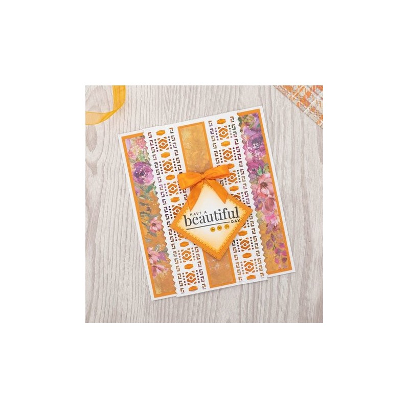 (GEMMDELEALAZ)Gemini Ribbon Threading Alluring Aztec Elements Dies