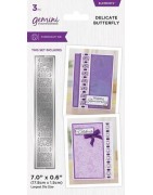 (GEM-MD-ELE-DEBU)Gemini Ribbon Threading Delicate Butterfly Elements Dies