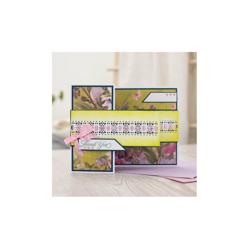 (GEMMDELEDEFL)Gemini Ribbon Threading Decorative Flourish Elements Dies