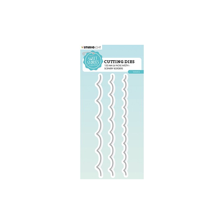 (SL-SS-CD531)Studio Light SL Cutting Die Borders Waves Sweet Stories nr.531