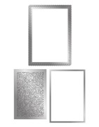 (GEM-MD-CAD-STSW)Gemini Deep Border Stylish Swirls Create-a-Card Dies