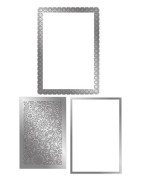 (GEM-MD-CAD-COBL)Gemini Deep Border Contemporary Blossom Create-a-Card Dies