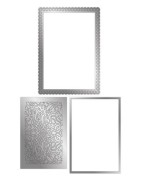(GEM-MD-CAD-BAFR)Gemini Deep Border Baroque Frame Create-a-Card Dies