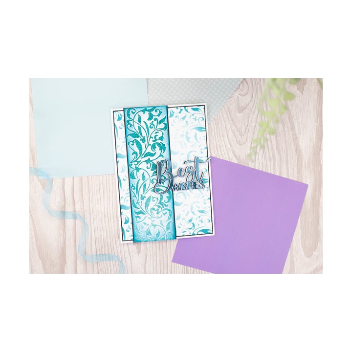 (CC-STEN-SWFLOUR)Crafter's Companion Swirls and Flourishes Multi-Use Stencil Set (3pcs)