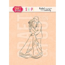 (CS018)Craft and You design Dancing Couple Stamps