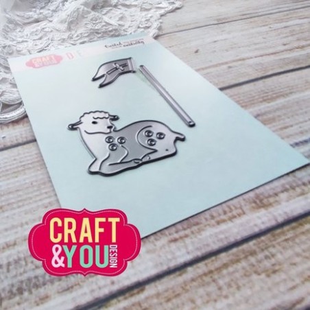(CW223)Craft and You design Easter Lamb Dies