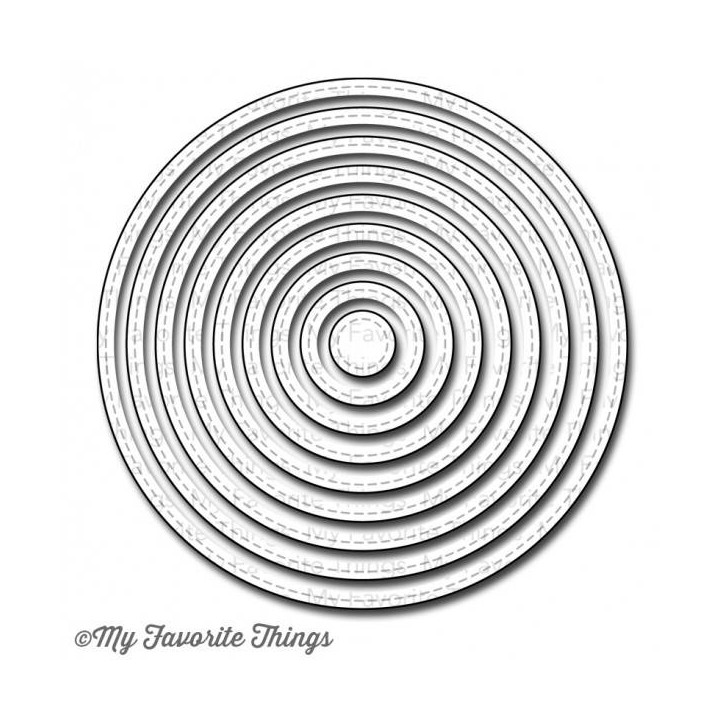 (MFT-388)Die-namics Stitched Circle STAX
